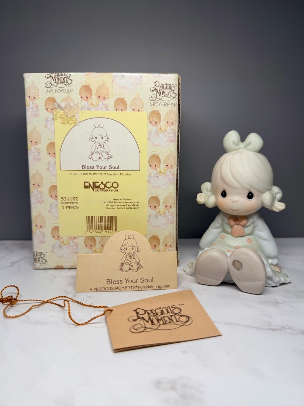 Precious Moments “Bless Your Soul” Inspirational Figurine w/Box #531162
